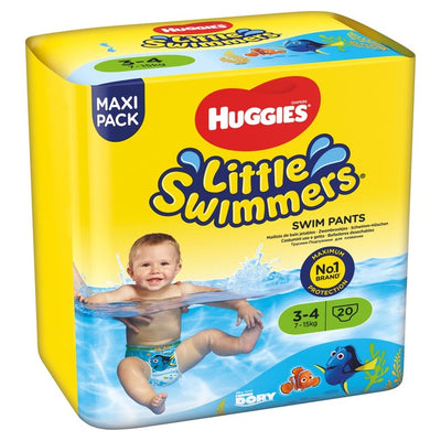 Culotte de bain Huggies Little Swimmers Couche de bain pour bébé Taille 3-4