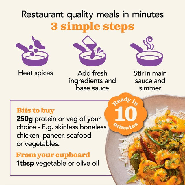 The Spice Tailor Coastal Mango Curry kit 300g (British brand)