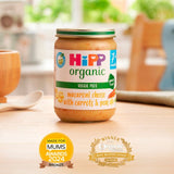 HiPP macaroni cheese baby food with carrots and peas 190g, UK version