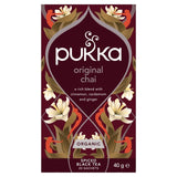 Pukka original chai tea bags 20 pack, imported from the UK