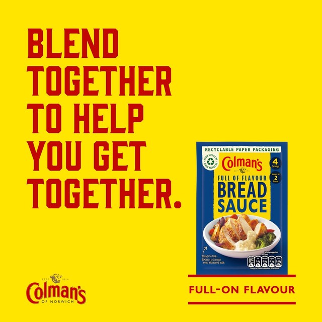 Colman's Bread Sauce Mix 40g, imported from the UK