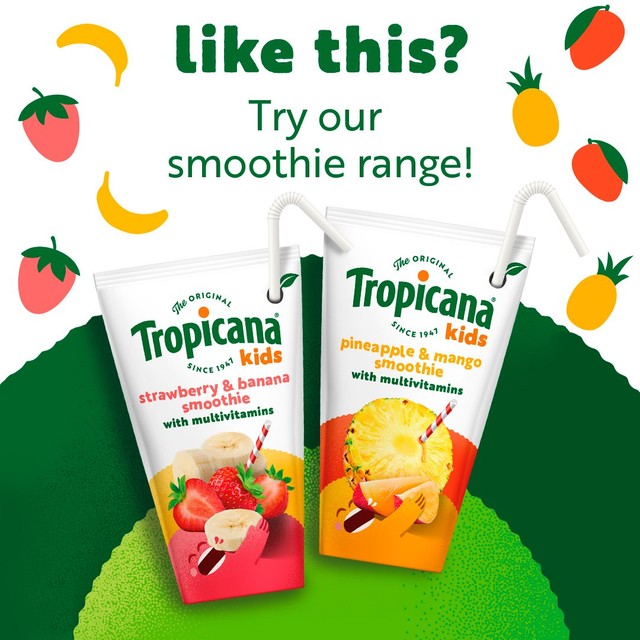 Tropicana Kids Pressed Apple Juice 4 x 150ml cartons (British brand)