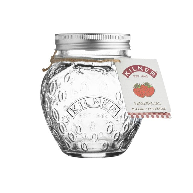 Kilner strawberry fruit preserve jar 400ml, UK version