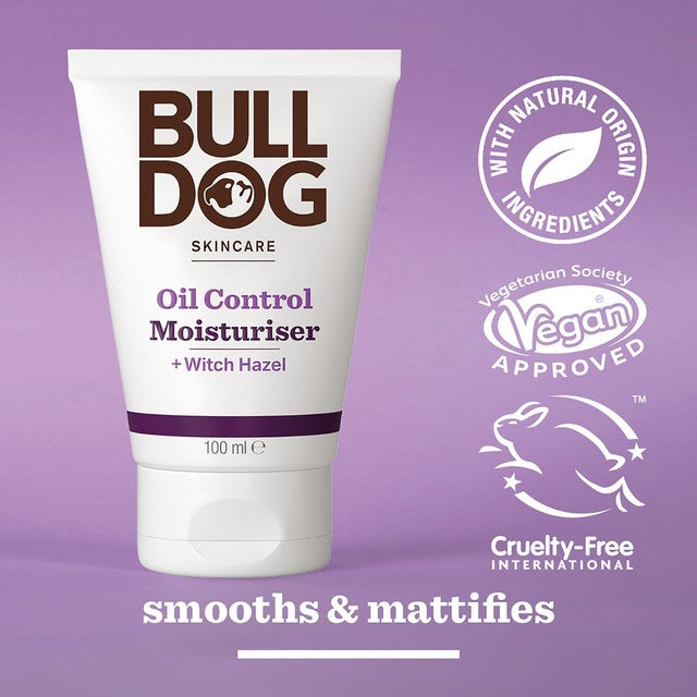 Bulldog oil control moisturiser 100ml - British product