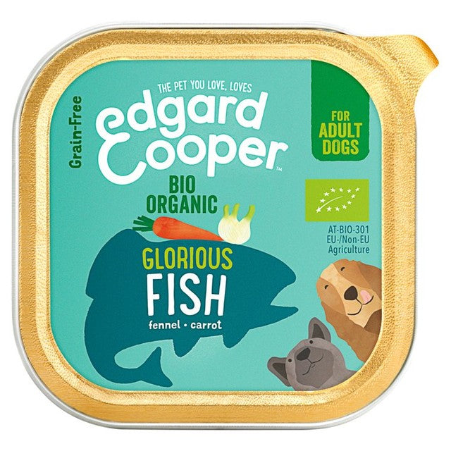 Edgard & Cooper wet dog food with organic fish - British product