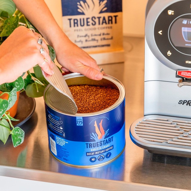 TrueStart Coffee decaf barista grade instant coffee 500g, UK version