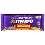 Cadbury milk chocolate bar caramel nut crunch 200g - British product