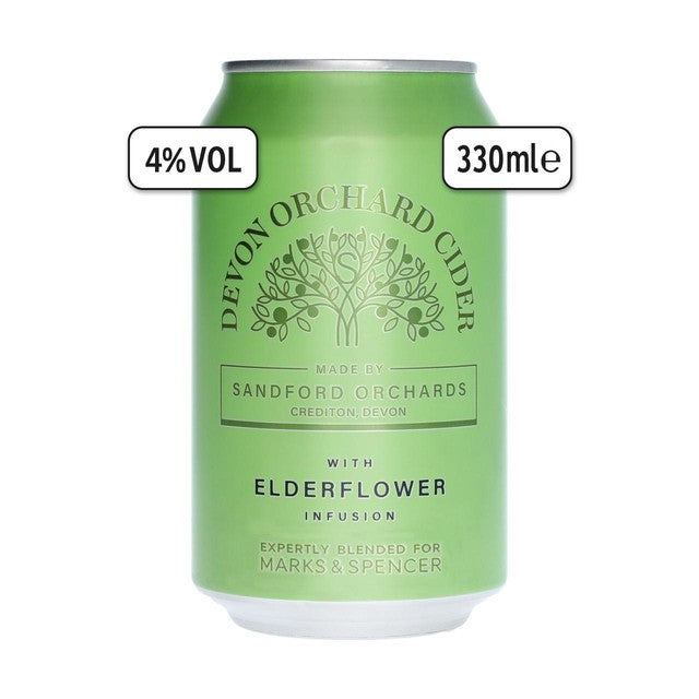 M&S Holunderblüten-Cider 330ml, importiert aus dem Vereinigten Königreich