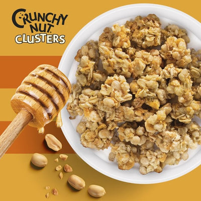 Kellogg's Crunchy Nut Honning & Nøttklaser frokostblanding 400g