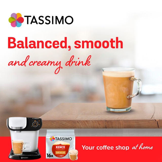 Kenco Cafe au Lait Coffee Pods 16 Pack (British brand)