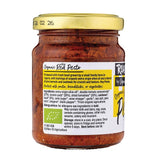 Realfoods Organic Red Pesto 120g, imported from the UK
