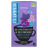 Clipper Blackcurrant & Blueberry Organic Tea Bags 20 Pack - British product