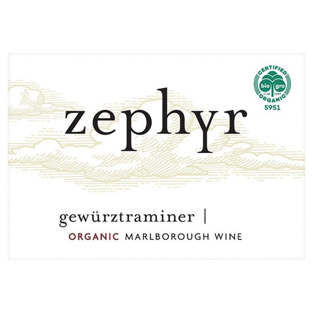 Zephyr Gewurztraminer wine 75cl (British brand)