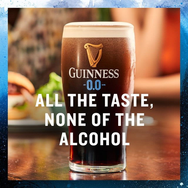 Guinness Draught 0.0% Alcohol Free Stout 4x440ml, UK version