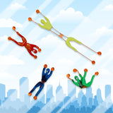 Hoot Sticky Superheroes toy figures 4 pack, UK version
