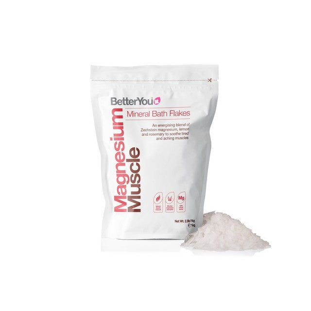Better You Magnesium Muscle Flakes 1kg - British product