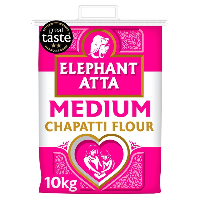 Elephant Atta Medium Chapatti Flour 10kg - British product
