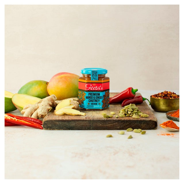 Geeta's Mango & Ginger Chutney 230g, UK version