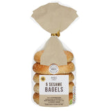 M&S sesame sourdough bagels 5 pack (British brand)
