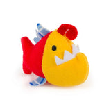 Petface Planet Piranha plush cat toy, imported from the UK
