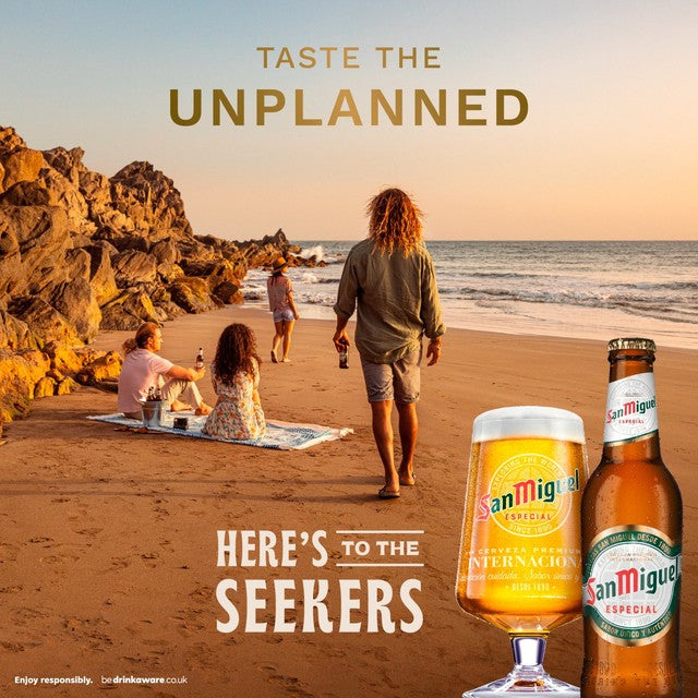 San Miguel Especial Spanish lager 4 x 330ml (British brand)