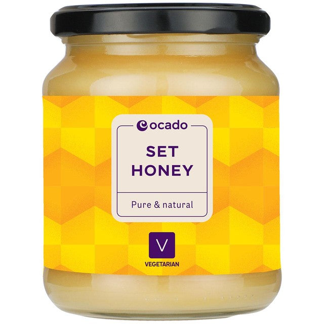 Ocado Set Honey 454g, imported from the UK