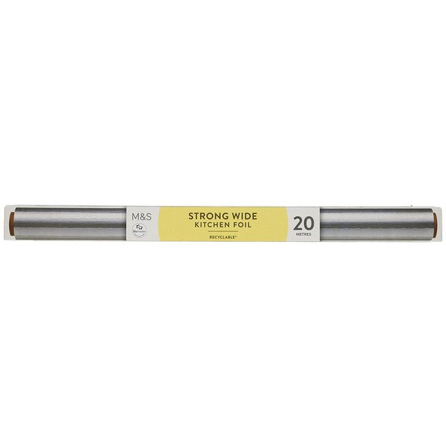 M&S strong wide kitchen foil 20m, imported from the UK