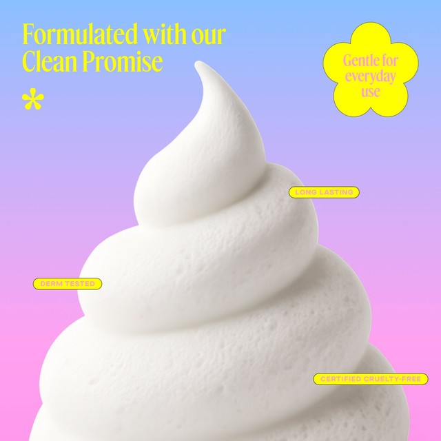 DAISE foaming body wash Coconut Whip, imported from the UK