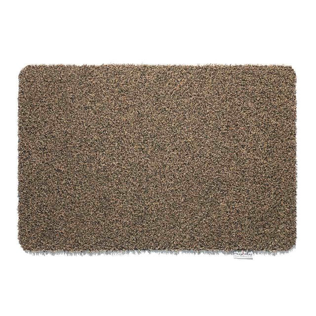 Hug Rug plain coffee door mat 50x75cm (British brand)