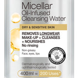 Garnier micellar oil infused cleansing water 400ml, UK version
