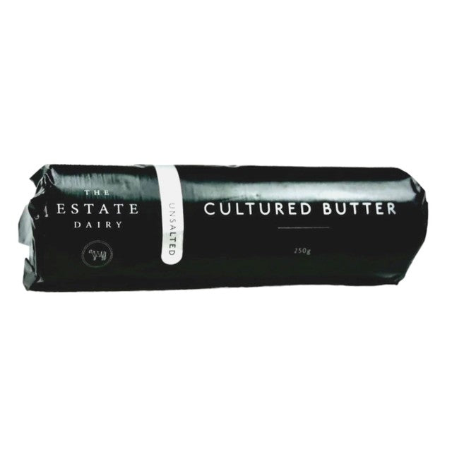 The Estate Dairy unsalted cultured butter 250g (British brand)