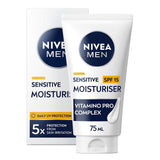 Nivea Men Sensitive Moisturiser 75ml, imported from the UK