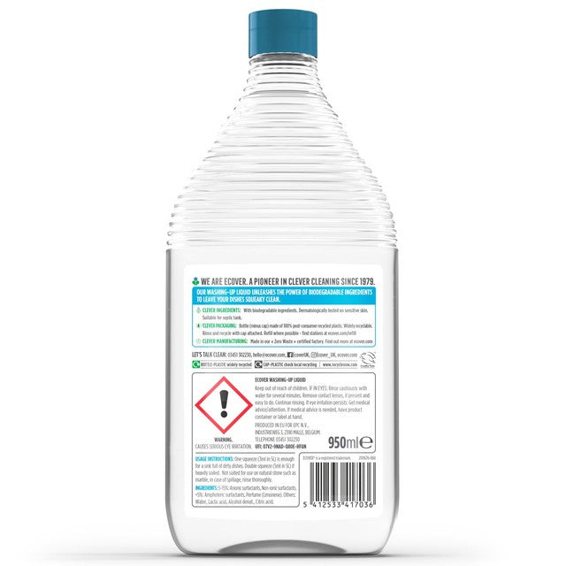 Ecover Camomile & Clementine washing up liquid 950ml - British product