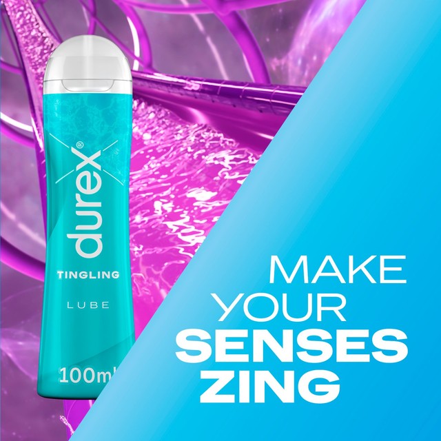Durex tingling water based personal lubricant 100ml - British product