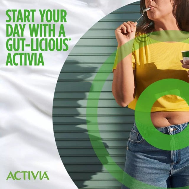 Activia Peach Fat Free Yoghurt Multipack 4 x 115g - British product