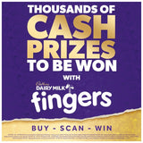 Cadbury Dairy Milk Fingers chocolate biscuit bars 189g - British product