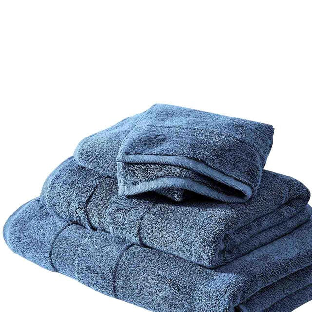 M&S Turkish cotton bath towel in denim, imported from the UK