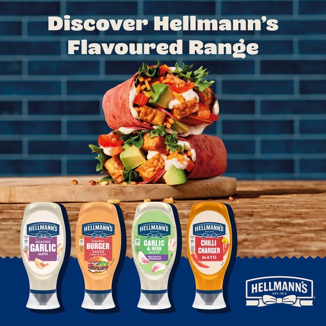 Hellmann's Chunky Burger Sauce 250ml bottle, UK version