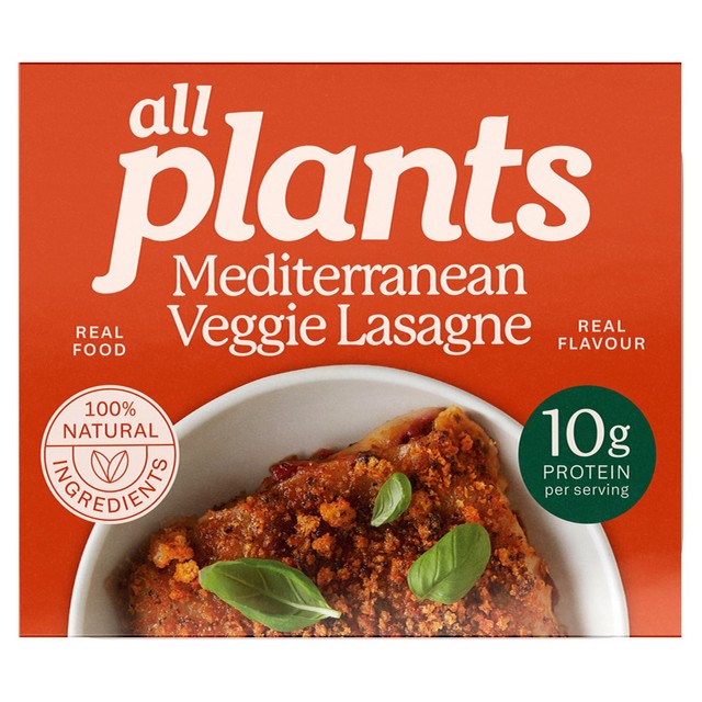 allplants Mediterranean veg lasagne 330g - British product