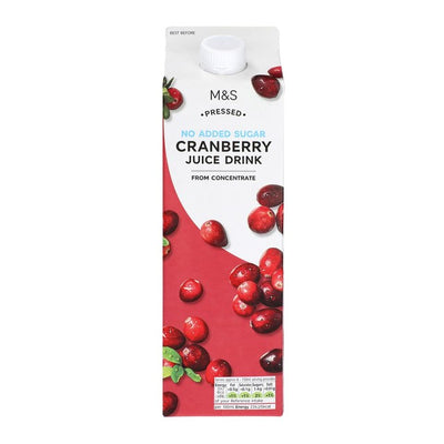 M&S M&S Cranberry Saftgetränk ohne Zuckerzusatz 1L – Jetzt online bei McGrocer kaufen