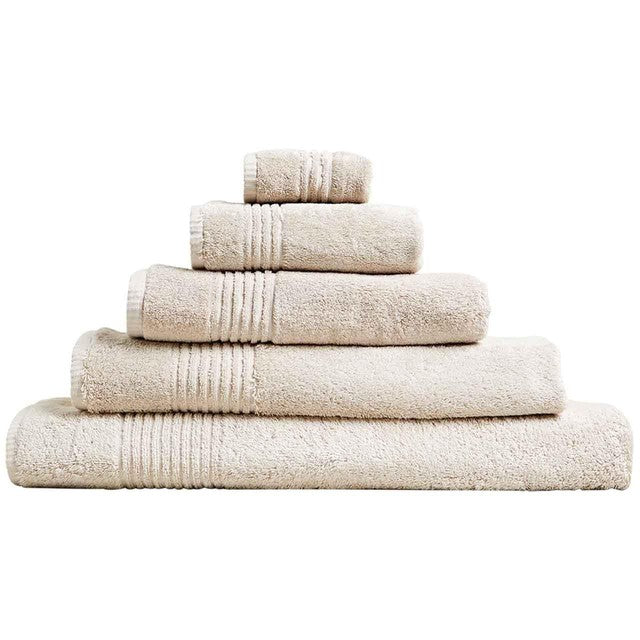M&S Egyptian cotton face towel in Stone, 2 pack, imported from the UK