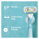 Venus Extra Smooth razor blade refills 8 pack, imported from the UK