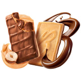 Bahlsen milk hazelnut cream and chocolate biscuit 100g - British product