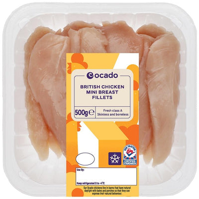M&S Ocado British Mini Chicken Breast Fillets Fresh Chicken 500g- Buy online at McGrocer