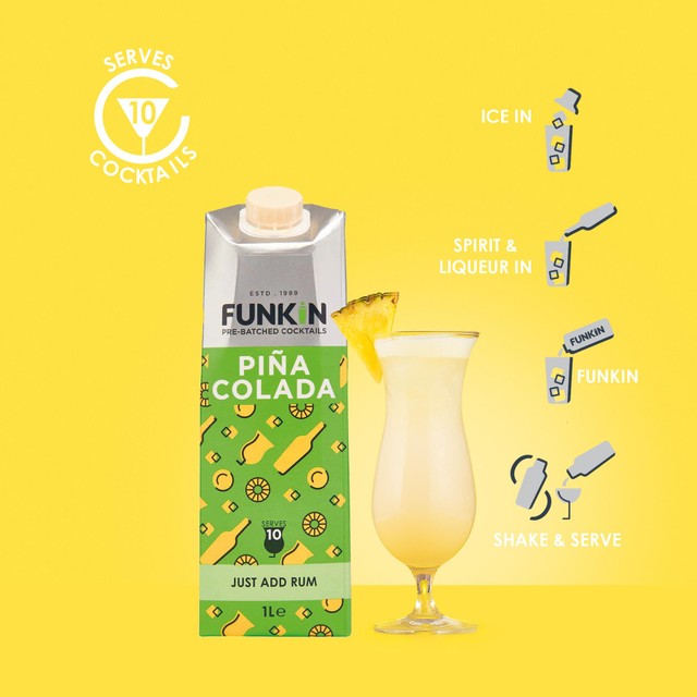 Funkin Piña Colada Cocktail Mixer 1L - British product