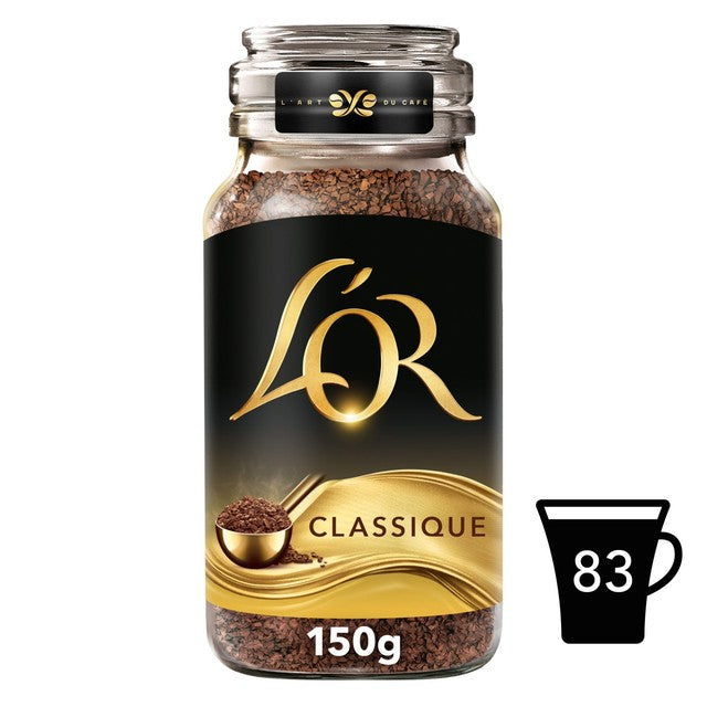 L'OR Classique instant coffee jar - British product