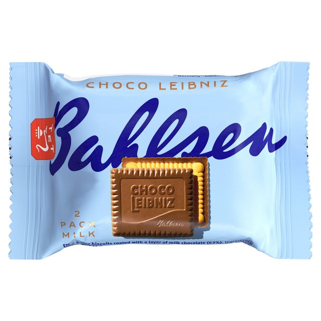Bahlsen Choco Leibniz butter biscuits milk chocolate snack packs 28g - British product