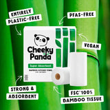 The Cheeky Panda bamboo kitchen rolls 2 pack (British brand)