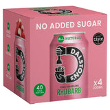 Dalston's sparkling rhubarb drink 4 x 330ml cans - British product