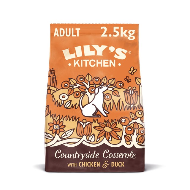 Lily's Kitchen dog dry food chicken and duck countryside casserole 2.5kg, UK version
